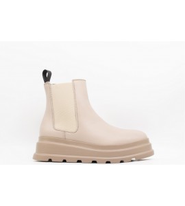 FRAU Beatles in pelle con suola platform