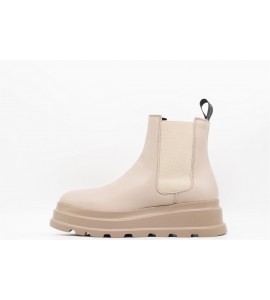 FRAU Beatles in pelle con suola platform