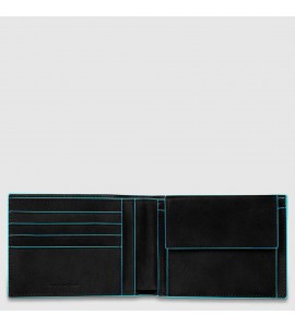 PIQUADRO Portafoglio uomo con porta monete Blue Square