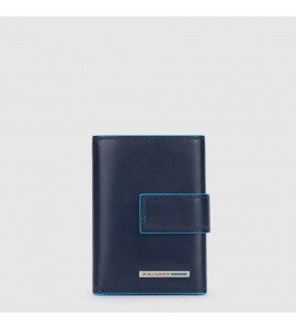 PIQUADRO Portafoglio uomo tascabile con porta monete