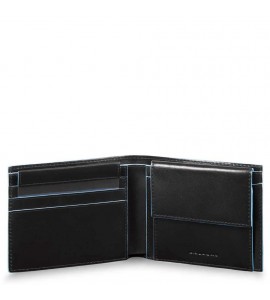 PIQUADRO Portafoglio con portamonete Blue Square