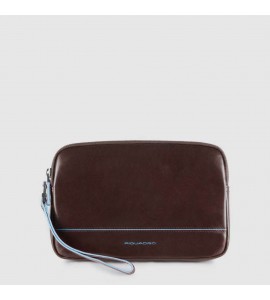 PIQUADRO Pochette da Polso Uomo Blue Square