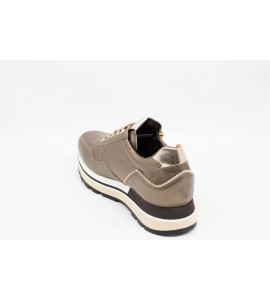 NERO GIARDINI Sneakers donna in pelle e materiale tecnico