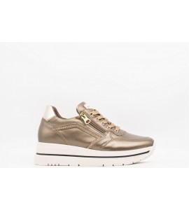 NERO GIARDINI Sneakers donna in pelle e materiale tecnico