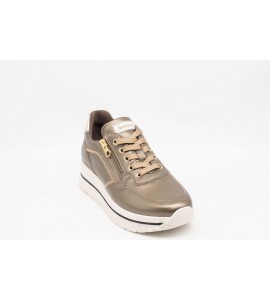 NERO GIARDINI Sneakers donna in pelle e materiale tecnico