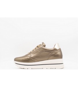 NERO GIARDINI Sneakers donna in pelle e materiale tecnico