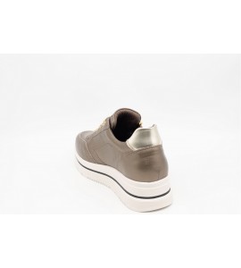 NERO GIARDINI Sneakers donna in pelle e materiale tecnico