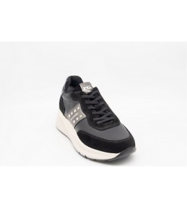 NERO GIARDINI Sneakers donna in camoscio, pelle e materiale tecnico