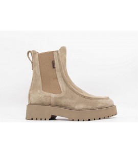 NERO GIARDINI Stivaletti chelsea donna in camoscio