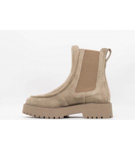 NERO GIARDINI Stivaletti chelsea donna in camoscio
