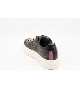 NERO GIARDINI Sneakers donna in pelle e materiale tecnico