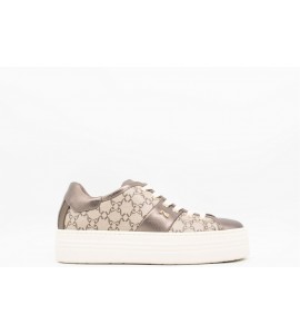 NERO GIARDINI Sneakers donna in pelle e materiale tecnico