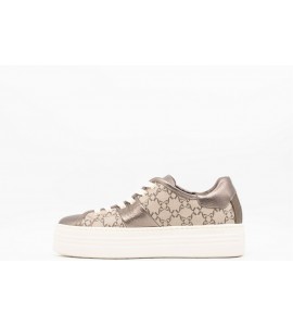 NERO GIARDINI Sneakers donna in pelle e materiale tecnico