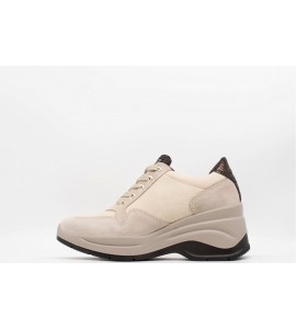 IGI & CO Sneakers con zeppa da donna visone