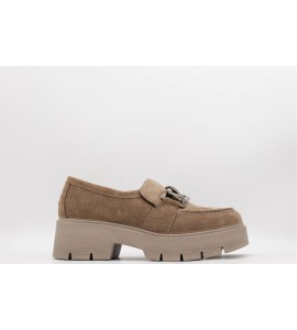 IGI & CO Mocassini in pelle da donna fango