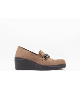 MELLUSO Mocassino donna in camoscio