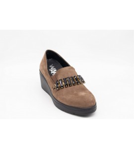 MELLUSO Mocassino donna in camoscio