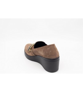 MELLUSO Mocassino donna in camoscio