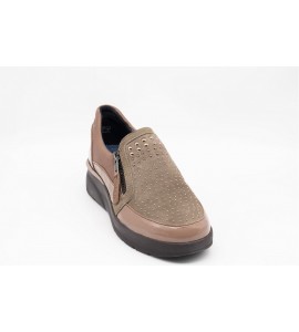 MELLUSO Sneakers donna in vernice e camoscio