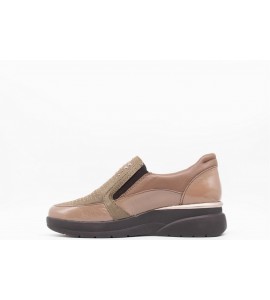 MELLUSO Sneakers donna in vernice e camoscio.