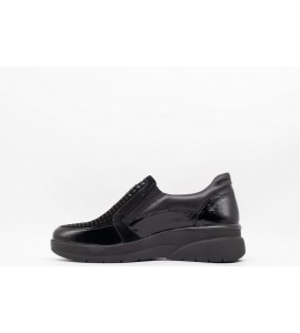 MELLUSO Sneakers donna in vernice e camoscio
