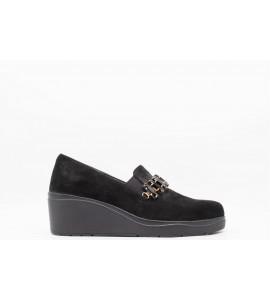 MELLUSO Mocassino donna in camoscio