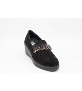 MELLUSO Mocassino donna in camoscio