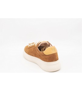 MELLUSO Sneakers donna in camoscio sigaro