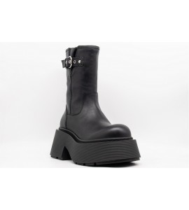 VIC MATIE' Stripy biker nero