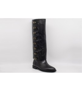 WO MILANO Stivale vitello nero