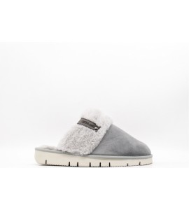 GRUNLAND Ciabatta con eco pelliccia | LOXI