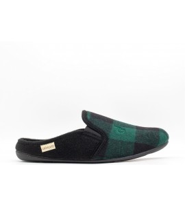 GRUNLAND Ciabatta uomo tartan | LECY