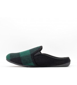 GRUNLAND Ciabatta uomo tartan | LECY