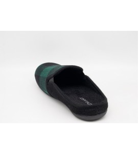 GRUNLAND Ciabatta uomo tartan | LECY