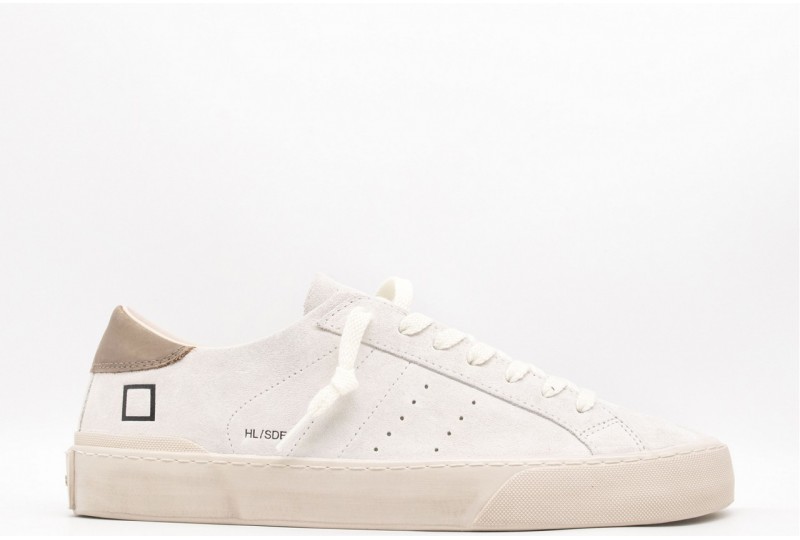 DATE HILL LOW SUEDE WHITE