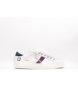 DATE HILL LOW VINTAGE CALF WHITE-PETROL