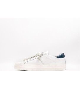 DATE HILL LOW VINTAGE CALF WHITE-PETROL