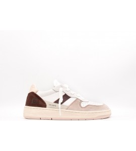 DATE COURT 2.0 VINTAGE CALF WHITE-PINK