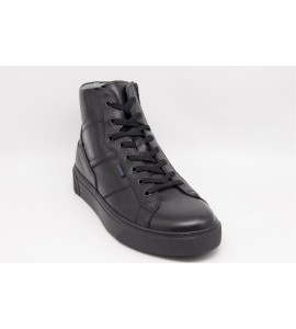 NERO GIARDINI Sneakers alte uomo in pelle