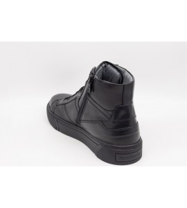 NERO GIARDINI Sneakers alte uomo in pelle