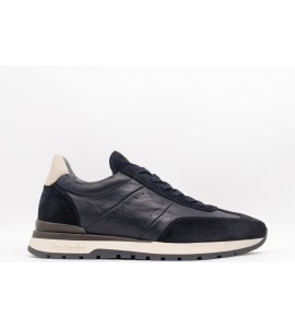 NERO GIARDINI Sneakers uomo in pelle e camoscio