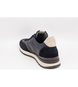 NERO GIARDINI Sneakers uomo in pelle e camoscio
