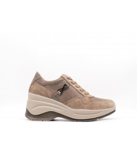 IGI & CO Sneakers con zeppa da donna fango